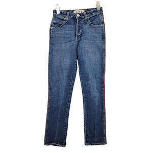 Amo Women's Denim Jeans Babe With Piping DK Vintage Wash Skinny Size 25